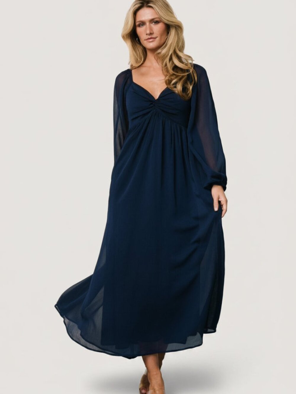 Baltic Born Dione Midi Dress NWT | Navy Size M